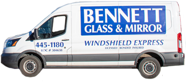 Bennett Glass and Mirror mobile windshield repair and replacement service vehicle in Prescott, Arizona